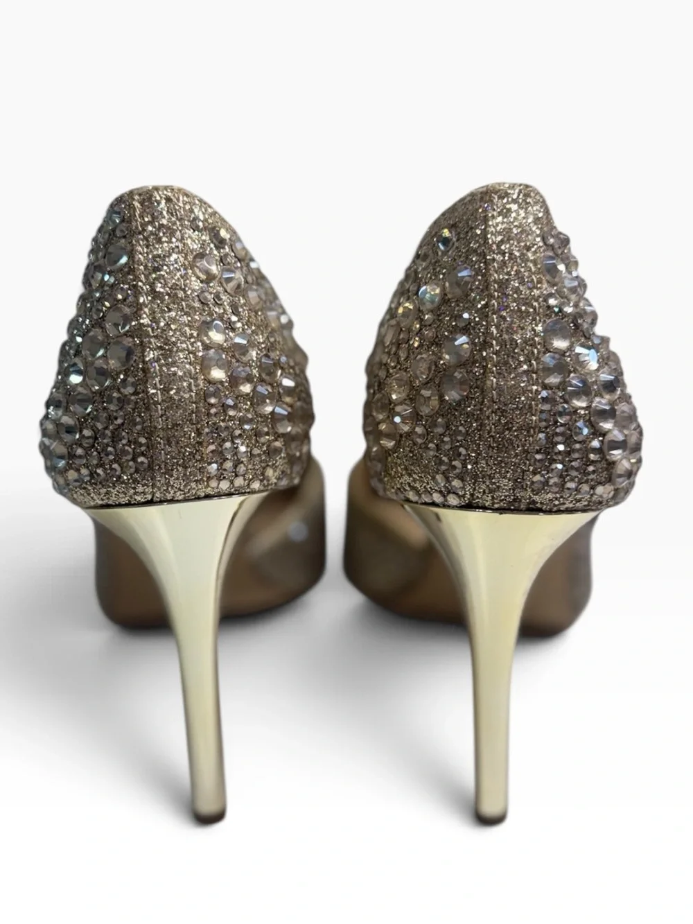 Gianni Bini Rhinestone Embellished D'Orsay Stiletto Pumps 6.5 M